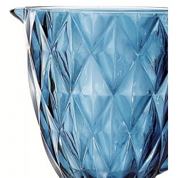 Jarra 1 Litro Diamante Azul 20cm Altura 14cm Diâmetro